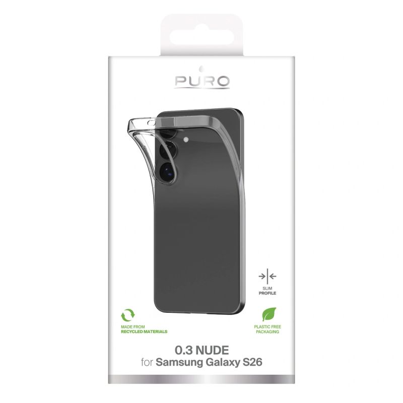 2. Etui Puro 0.3 NUDE na Samsung Galaxy S26 - przezroczyste