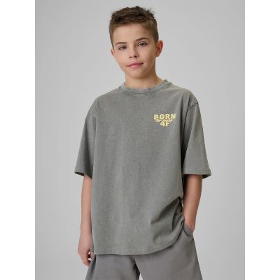 T-shirt bawełniany chłopięcy 4F 4F4FJRSS26TTSHM3906-25S
