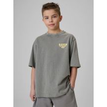 T-shirt bawełniany chłopięcy 4F 4F4FJRSS26TTSHM3906-25S