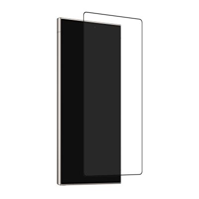 Szkło hartowane Puro Frame Tempered Glass z czarną ramką do Samsung Galaxy S25 Ultra