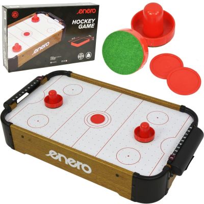 8. GRA CYMBERGAJ AIR HOCKEY NA STÓŁ 51x31x10CM WOODEN ENERO