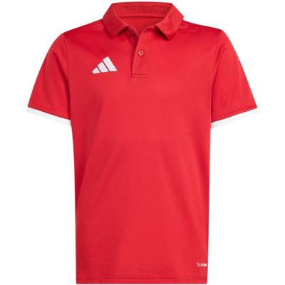 10. Koszulka dla dzieci adidas Entrada 26 Polo czerwona JZ6626