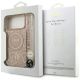 8. Etui Guess IML Flowers Electro Pearl Strap MagSafe do iPhone 17 Pro Max - różowe