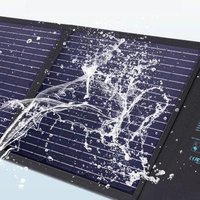 6. Ładowarka Choetech SC009-V2 solarna składana 100W USB-C / 2x USB-A PD QC - czarna