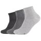 Skechers 3PPK Basic Quarter Socks SK42004-9300 Szare 43-46