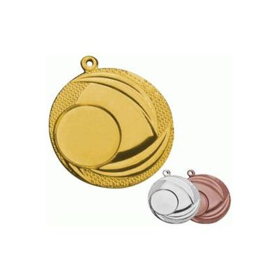 5. Medal złoty ogólny z miejscem na emblemat 25 mm stalowy