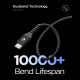 4. Kabel Spigen EB10010CCA Essential USB-C / USB-C 100W 100CM - czarny