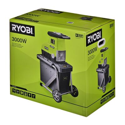 8. Rozdrabniacz gałęzi 3000W RYOBI RSH3045U