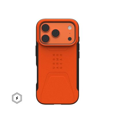 2. UAG Civilian MagSafe - etui do iPhone 17 Pro kompatybilne z MagSafe (orange)