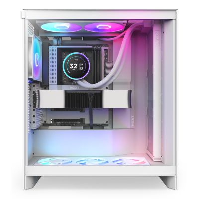 NZXT Kraken Elite 420 RGB Procesor Chłodnica cieczy all-in-one 14 cm Biały 1 szt.
