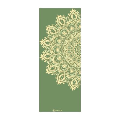 3. GAIAM MATA DO JOGI OLIVE HAZE MANDALA 6 MM 66825
