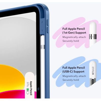5. Etui ESR Flip Hybrid na iPad 10.9” 2022 / iPad 11” 2024 - niebieskie