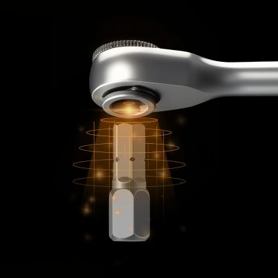 10. Zestaw narzędzi rowerowych Rockbros multitool z kluczem grzechotkowym i łyżkami do opon - czarny