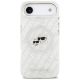 3. Etui Karl Lagerfeld IML Glitter Karl&Choupette Heads Logo MagSafe do iPhone Air - szare