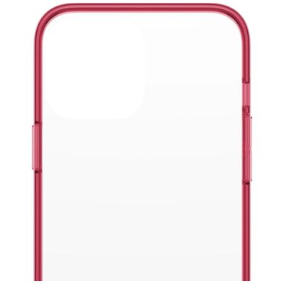 12. Etui PanzerGlass ClearCase antybakteryjne z certyfikatem Military Grade na iPhone 13 Pro Max - przezroczysto-różowe