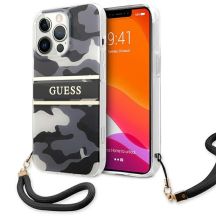 Etui Guess Camo Strap Collection na iPhone 13 Pro Max - czarne