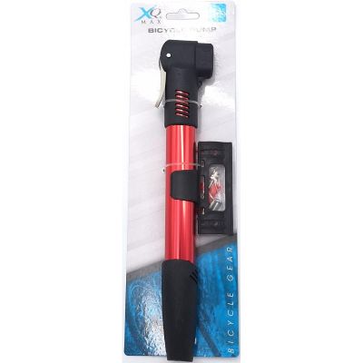 9. POMPKA ROWEROWA MINI ALU XQMAX CZERWONA