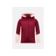 Bluza PEAK PERFORMANCE Jr Rider Essentials Zip Hood bordowy