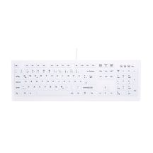 Contour Design Active Key AK-C8100 klawiatura Biuro RF Wireless Niemiecki Biały