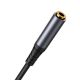 2. Joyroom kabel audio stereo AUX 3,5 mm mini jack(męski) - mini jack(żeński) 1.2 m czarny (SY-A09)