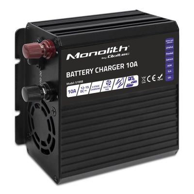 5. QOLTEC ŁADOWARKA DO AKUMULATORÓW MONOLITH LIFEPO4 AGM GEL SLA | 10A | 12V