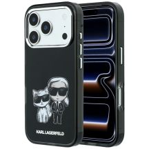 Etui Karl Lagerfeld IML Karl&Choupette Bodies Sketch Print MagSafe na iPhone 17 Pro Max / 18 Pro Max - czarne