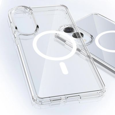 4. Etui 3mk Armor MagCase na Samsung Galaxy S25 Edge - przezroczyste