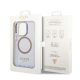 8. Etui Guess Gold Outline Translucent MagSafe na iPhone 14 Pro Max 6,7" - purpurowe