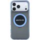 3. Etui Mercedes AMG IML Transparent Bicolor Block MagSafe na iPhone 18 Pro Max / 17 Pro Max - czarno-niebieskie