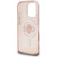 7. Etui Karl Lagerfeld IML Choupette Sketch Logo MagSafe na iPhone 16 Pro Max - różowe