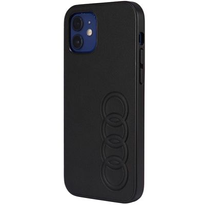3. Etui Audi Synthetic Leather na iPhone 12 / iPhone 12 Pro - czarne