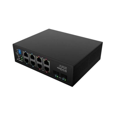 24. SWITCH LANBERG ILGE-8P-2S-120 LIGHT INDUSTRIAL POE 4XBT 4XAT 2XSFP DIN GIGABIT ETHERNET