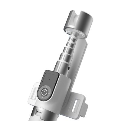 2. Selfie stick / kijek teleskopowy ze statywem Dudao F18W - biały