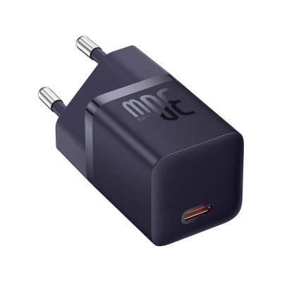 Ładowarka sieciowa Baseus GaN5 30W USB-C EU - fioletowa