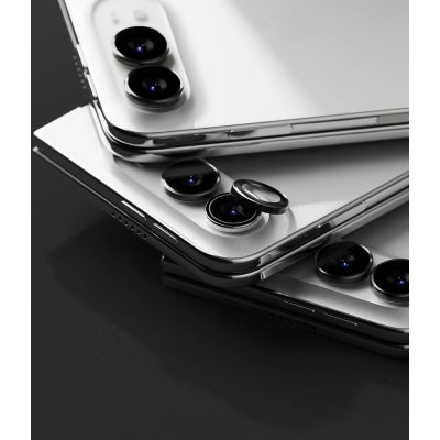 5. Szkło hartowane na aparat Ringke Camera Frame Protector 2-Pack na iPhone Duo - czarne