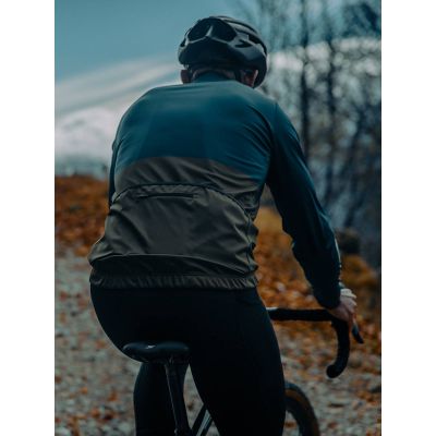 3. Kurtka rowerowa NORTHWAVE Blade Light Jacket niebieski/zielony