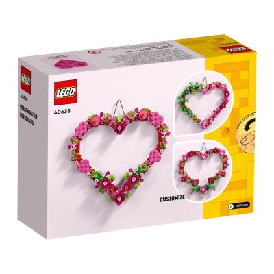 2. LEGO Okolicznościowe 40638 Ozdoba w kształcie serca