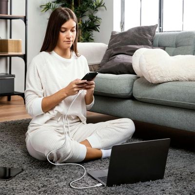 6. Kabel Tech-Protect UltraBoost USB-C / Lightning PD27W/3A 200 cm - szary