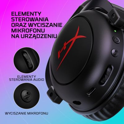 5. Bezprzewodowy zestaw słuchawkowy do gier Kingston HyperX Cloud II Core