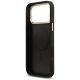 7. Etui Guess Grained Strass Logo MagSafe na iPhone 17 Pro Max - czarne