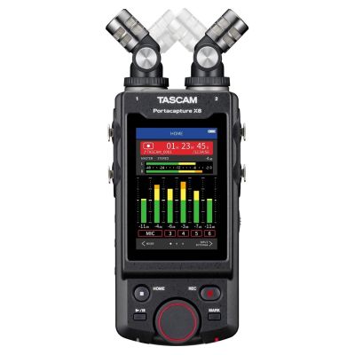 5. Tascam Portacapture X8  - Przenośny, wielościeżkowy rejestrator o wysokiej rozdzielczości