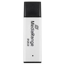 MediaRange MR1904 pamięć USB 512 GB USB Typu-A 3.2 Gen 1 (3.1 Gen 1) Czarny, Srebrny