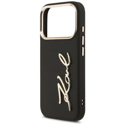6. Etui Karl Lagerfeld Karl Script Logo na iPhone 17 Pro - czarne