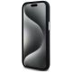 5. Etui Karl Lagerfeld Silicone Metal Script Logo na iPhone 15 - czarne