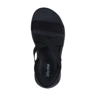 4. Skechers damskie sandały GO WALK FLEX SANDAL GLIMMER UP 141489 BBK
