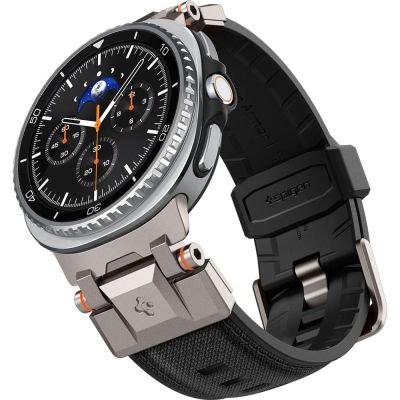 2. Pasek Spigen DuraPro Armor na Samsung Galaxy Watch 40 / 44 / 46 mm -czarny