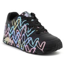 SKECHERS UNO-SPREAD THE LOVE BLACK/PURPLE/TURQUI 155507-BPTQ
