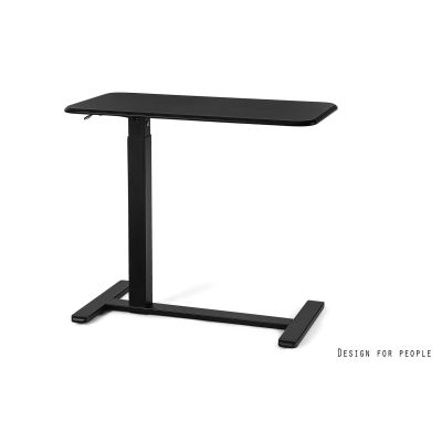 3. Biurko/Stolik z regulowaną wys. LAPTOP DESK czarny