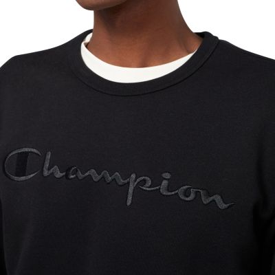 4. Bluza męska Champion Crewneck Sweatshirt czarna 220272 KK001