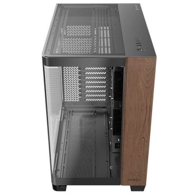 21. Antec C8 Curve Wood Full Tower Czarny, Przezroczysty, Drewno
